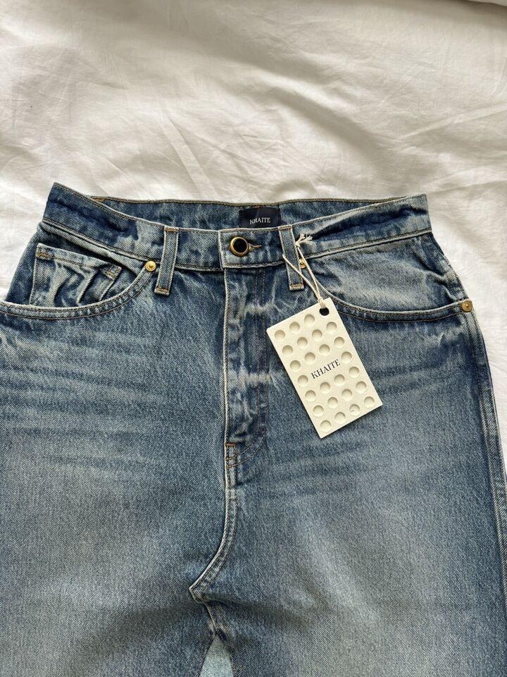 Khaite Maggie Denim Midi Skirt