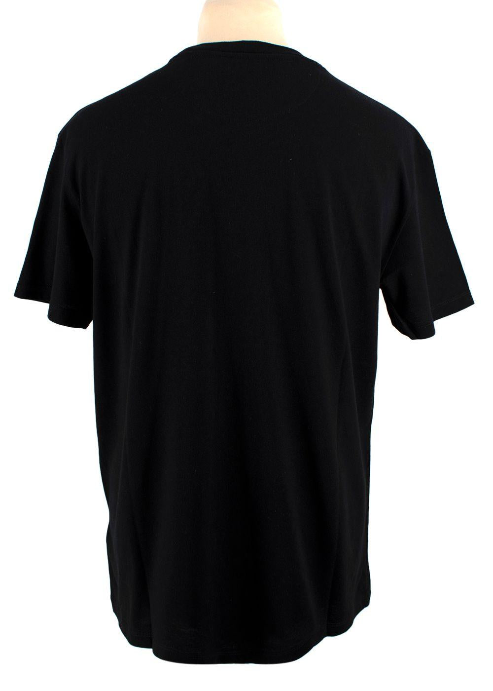 Valentino Black & Red VLTN Logo T-Shirt