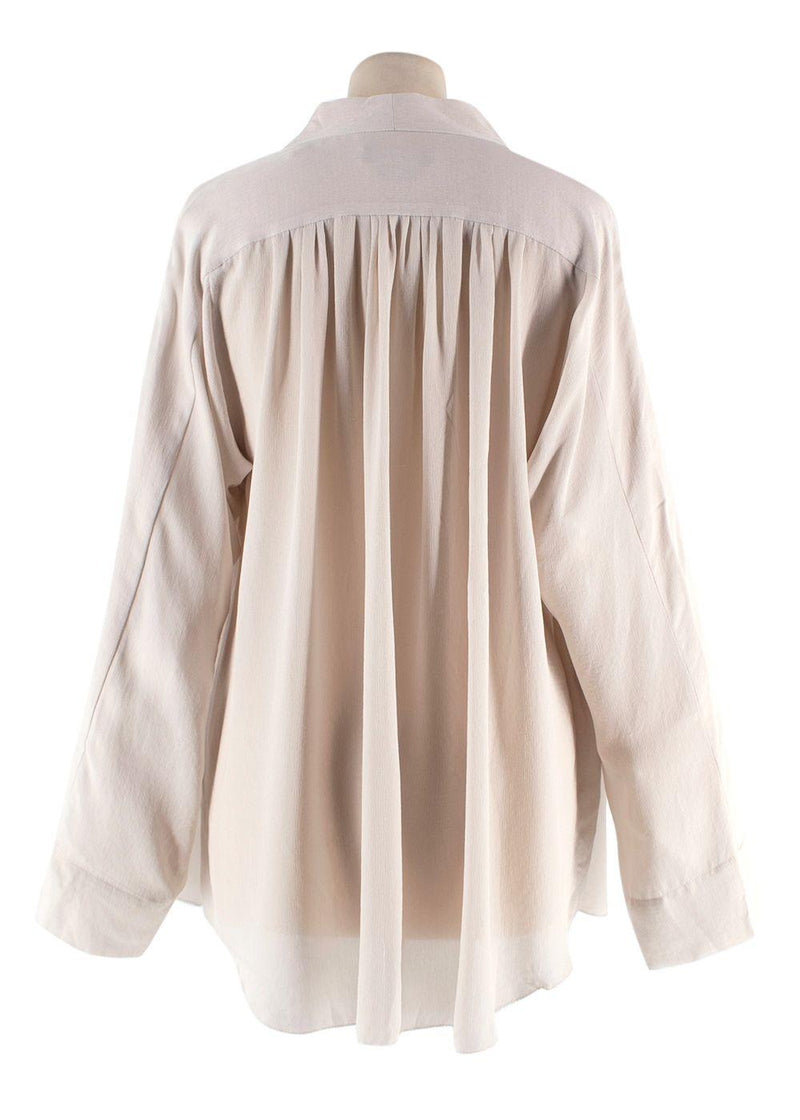 Isabel Marant Light Grey Silk Blouse