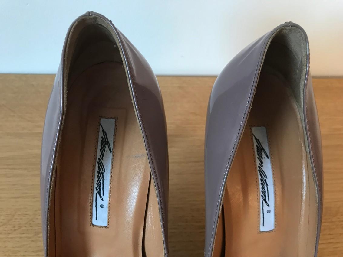 Brian Atwood patent leather pumps
