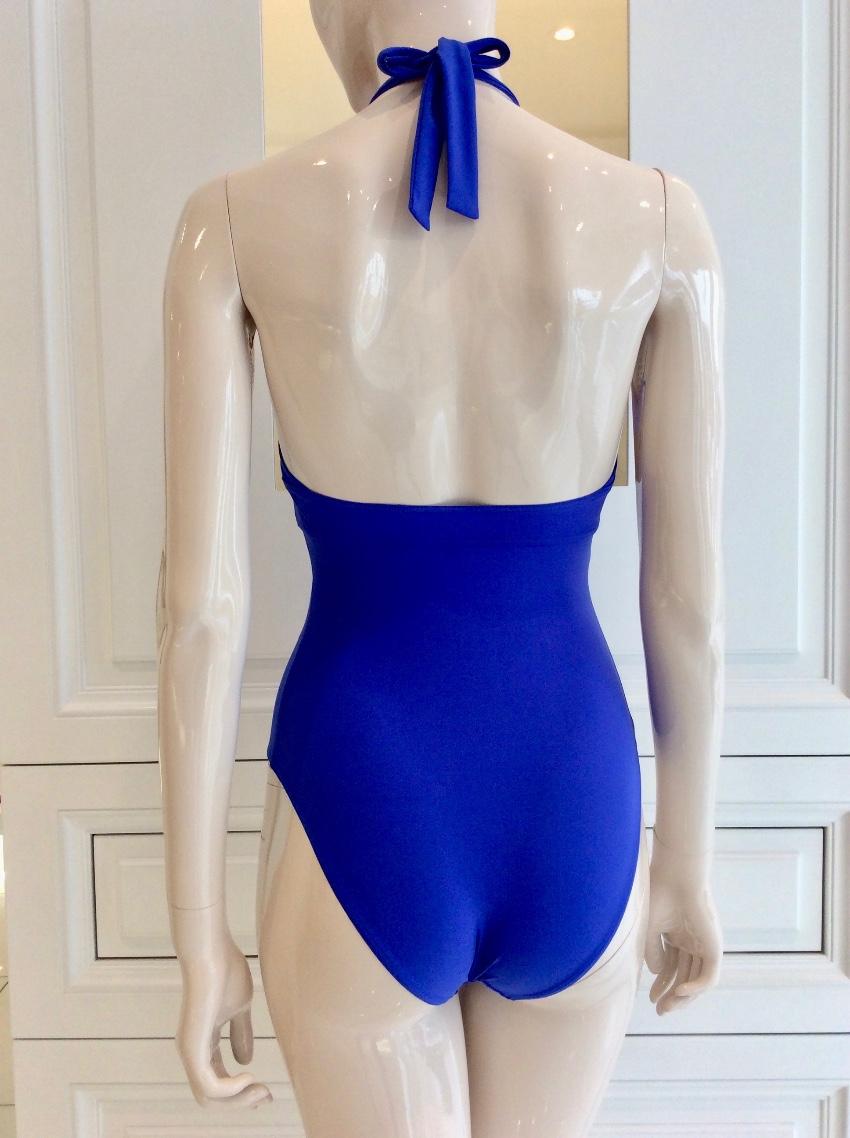 Carizzi Couture Fleur Royal Blue One-Piece