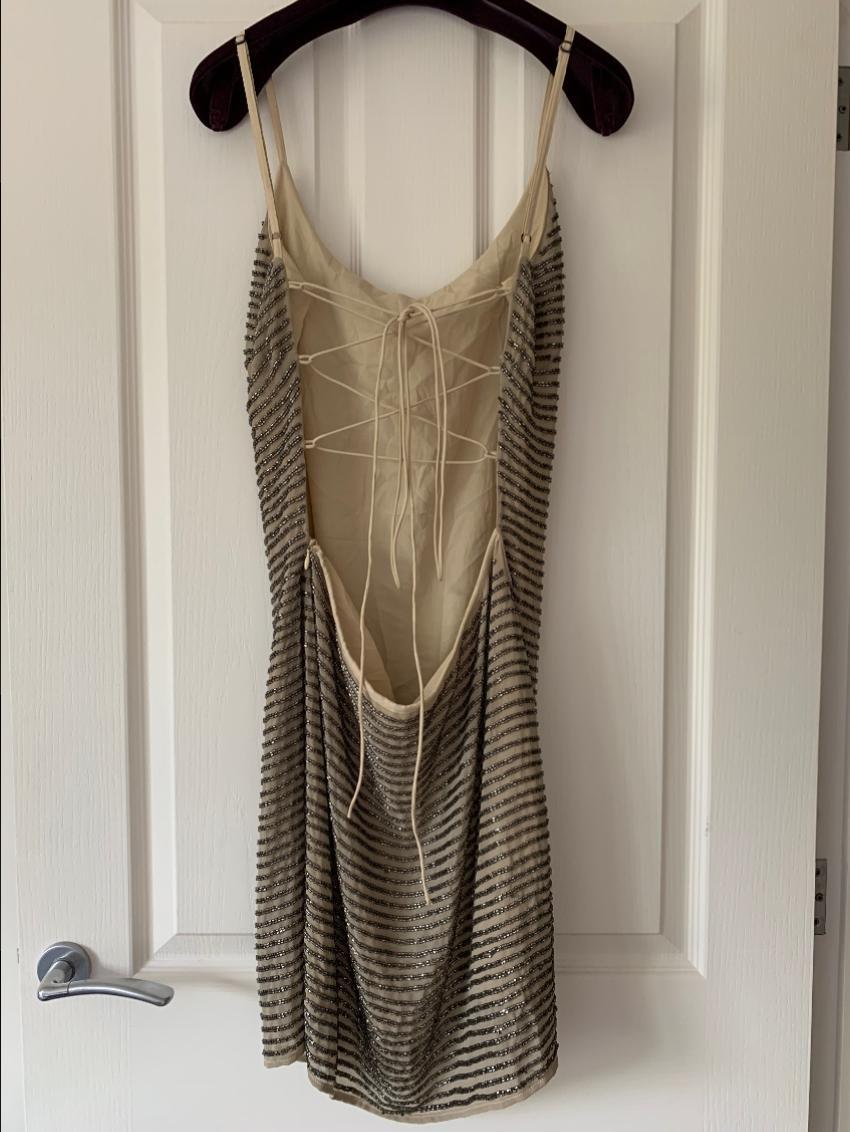 Walter Baker Sequin Striped Mini Dress
