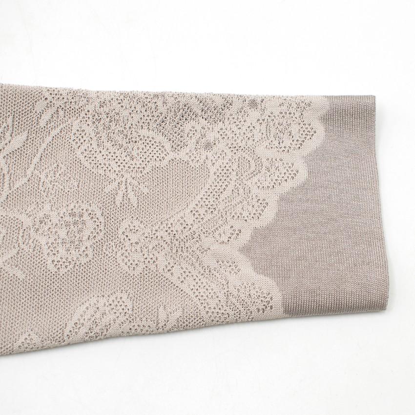 Aexander McQueen Grey Floral Lace Dress