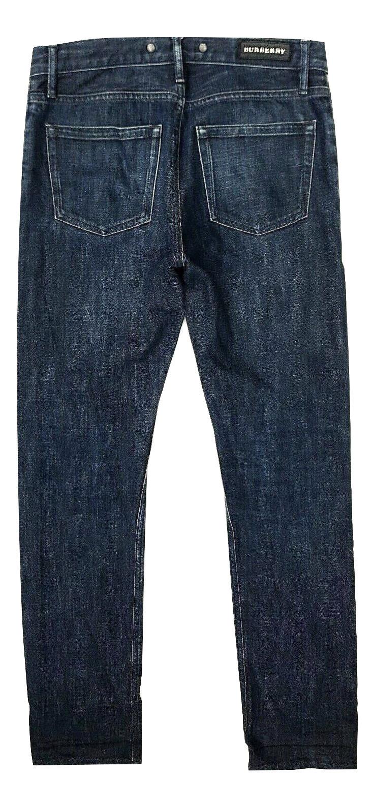 Burberry dark blue denim low waist jeans