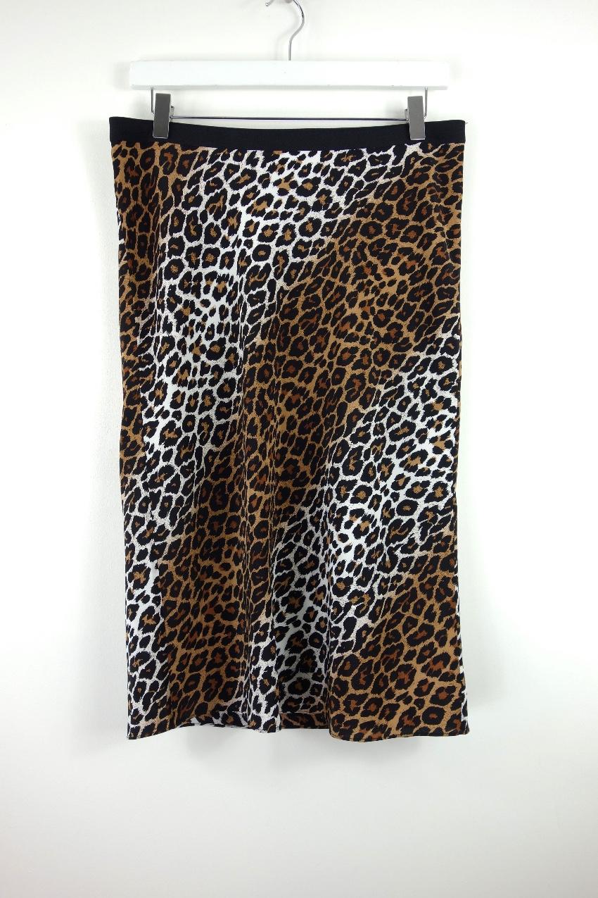 Elizabeth & James Leopard Print Adina Skirt