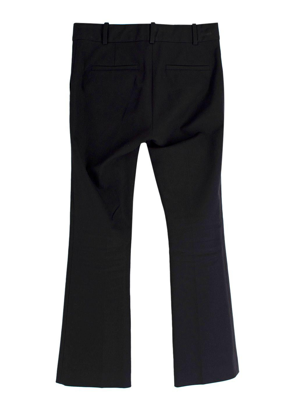 Frame Black Le Crop Mini Boot Trousers
