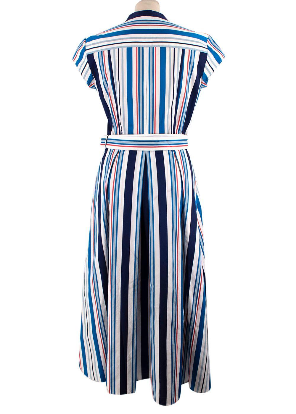 Loro Piana Rachele Shoreline Belted Midi Dress
