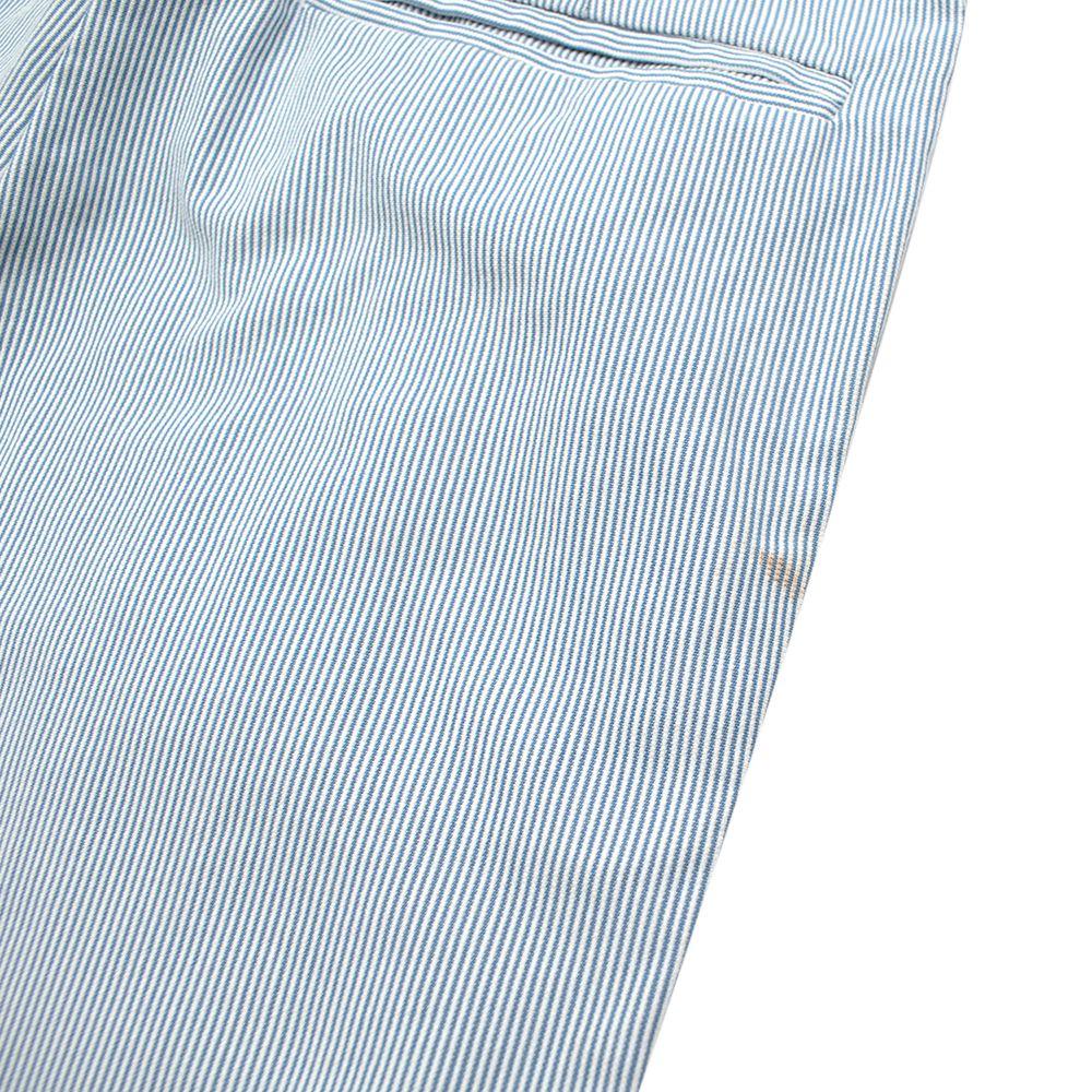 Kids 6Y Blue Striped Trousers