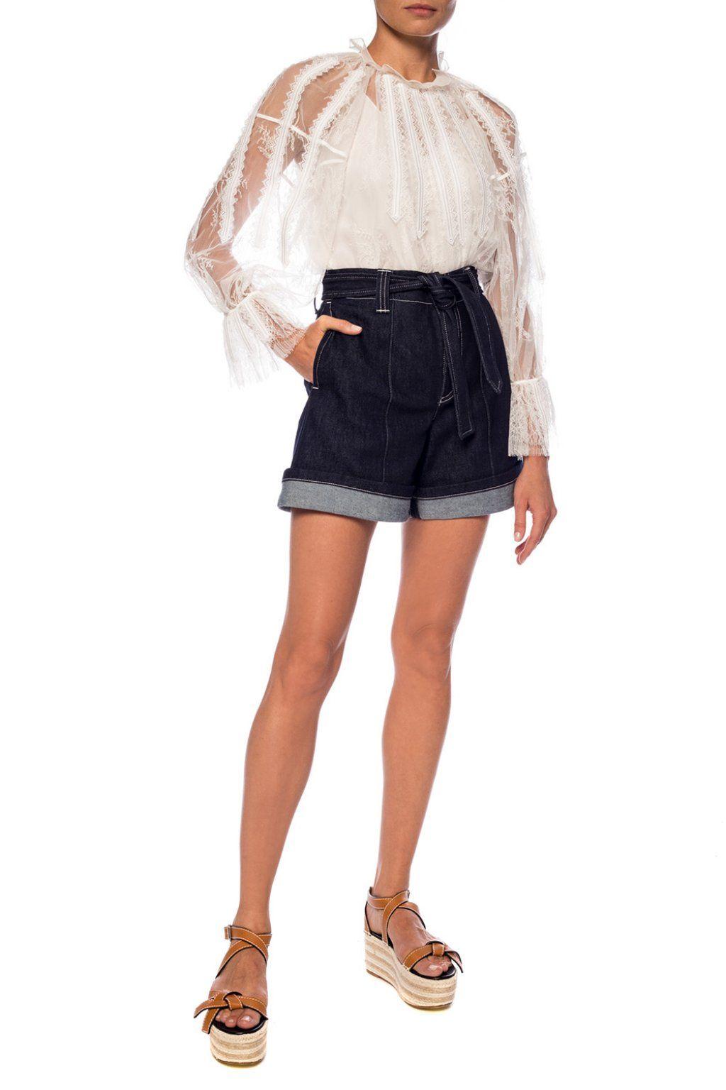 Chantilly Lace White Blouse
