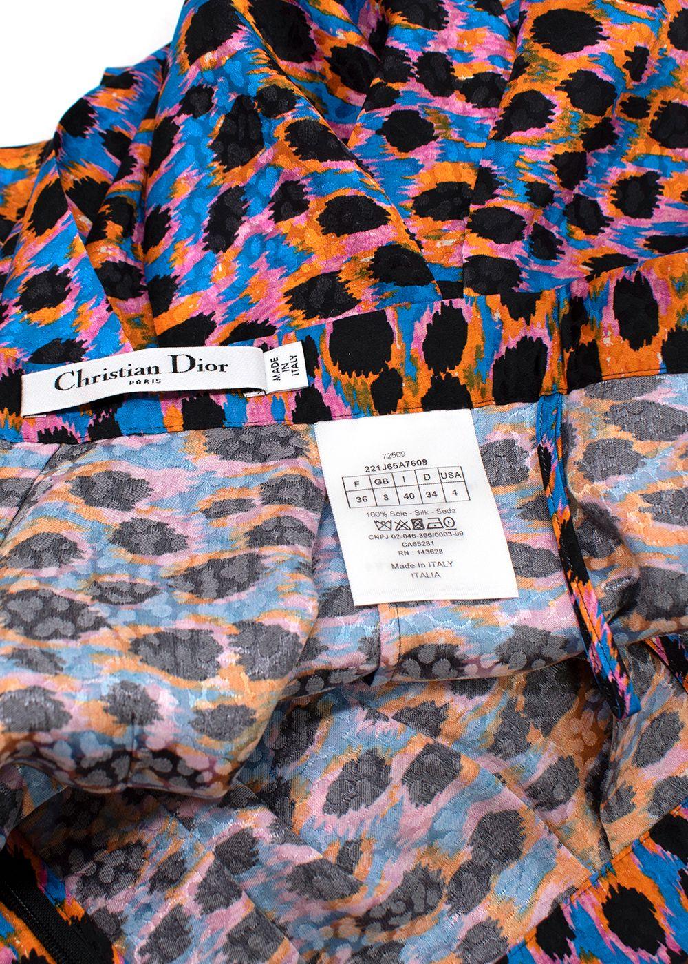 Dior Multicoloured Mizza Print Chez Moi Shirt & Pleated Skirt
