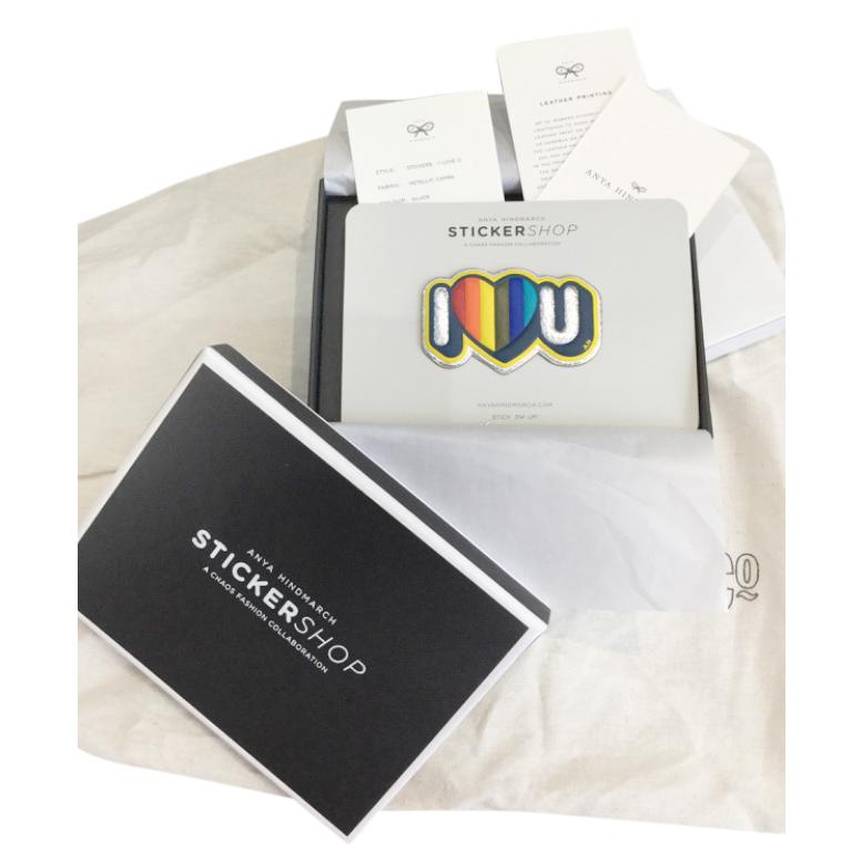 Anya Hindmarch x Charlotte Stockdale Leather Sticker Patch