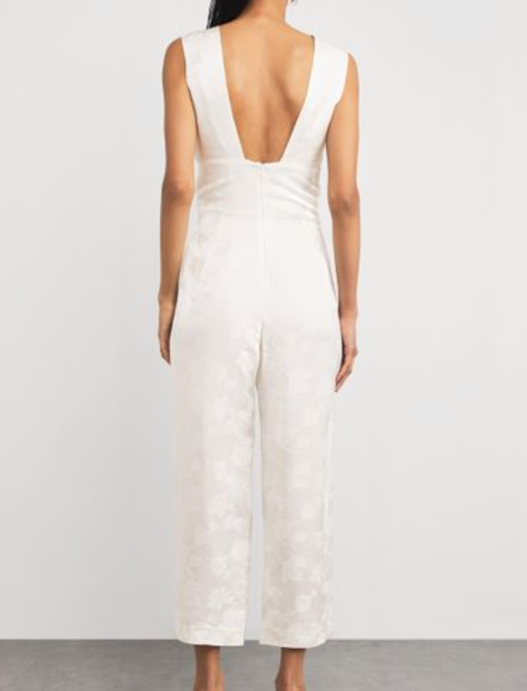 Claudie Pierlot Jacquard Sleeveless Jumpsuit