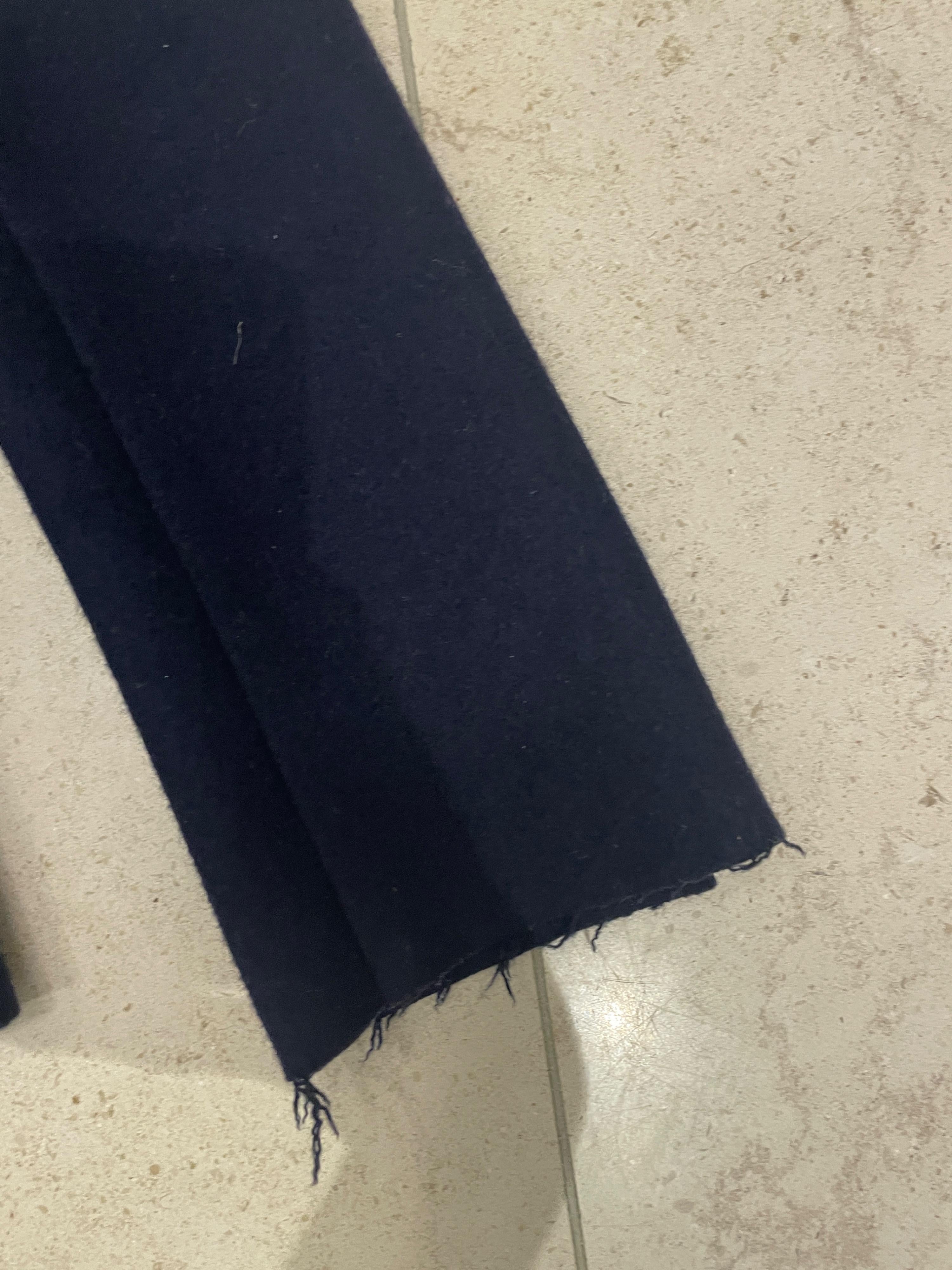 Navy Blue Classic Wool Blazer