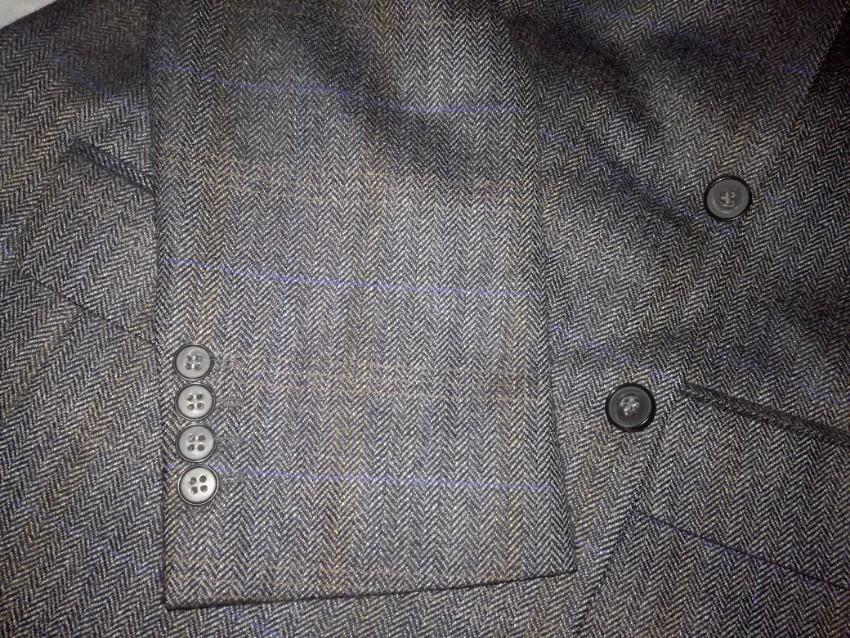 Mario Barutti Wool & Cashmere Herringbone Blazer