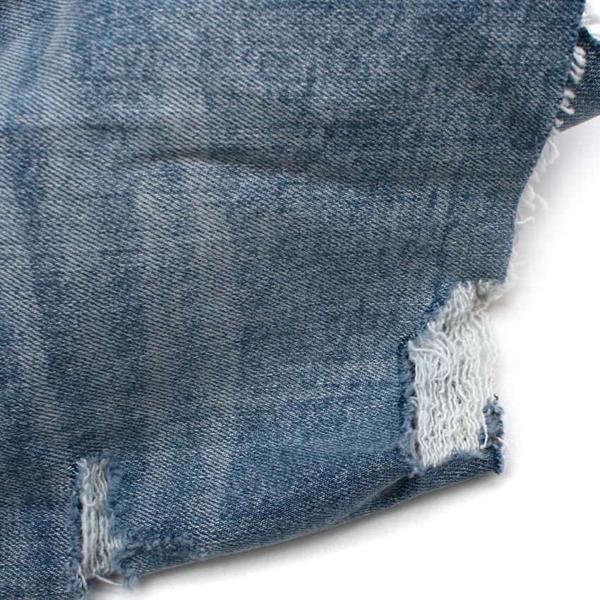 Paige Blue Denim Sarah Longline Shorts