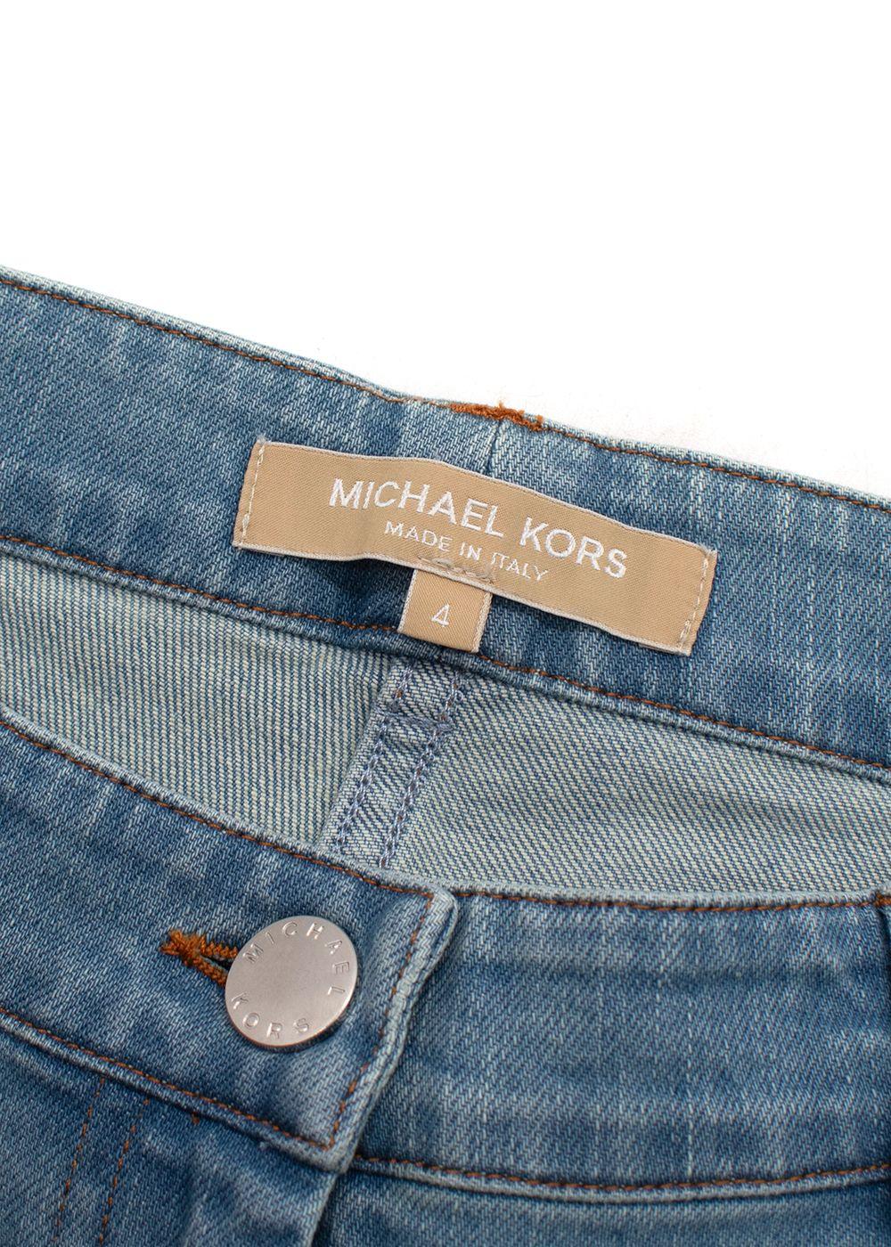 Michael Kors Blue Flared Jeans