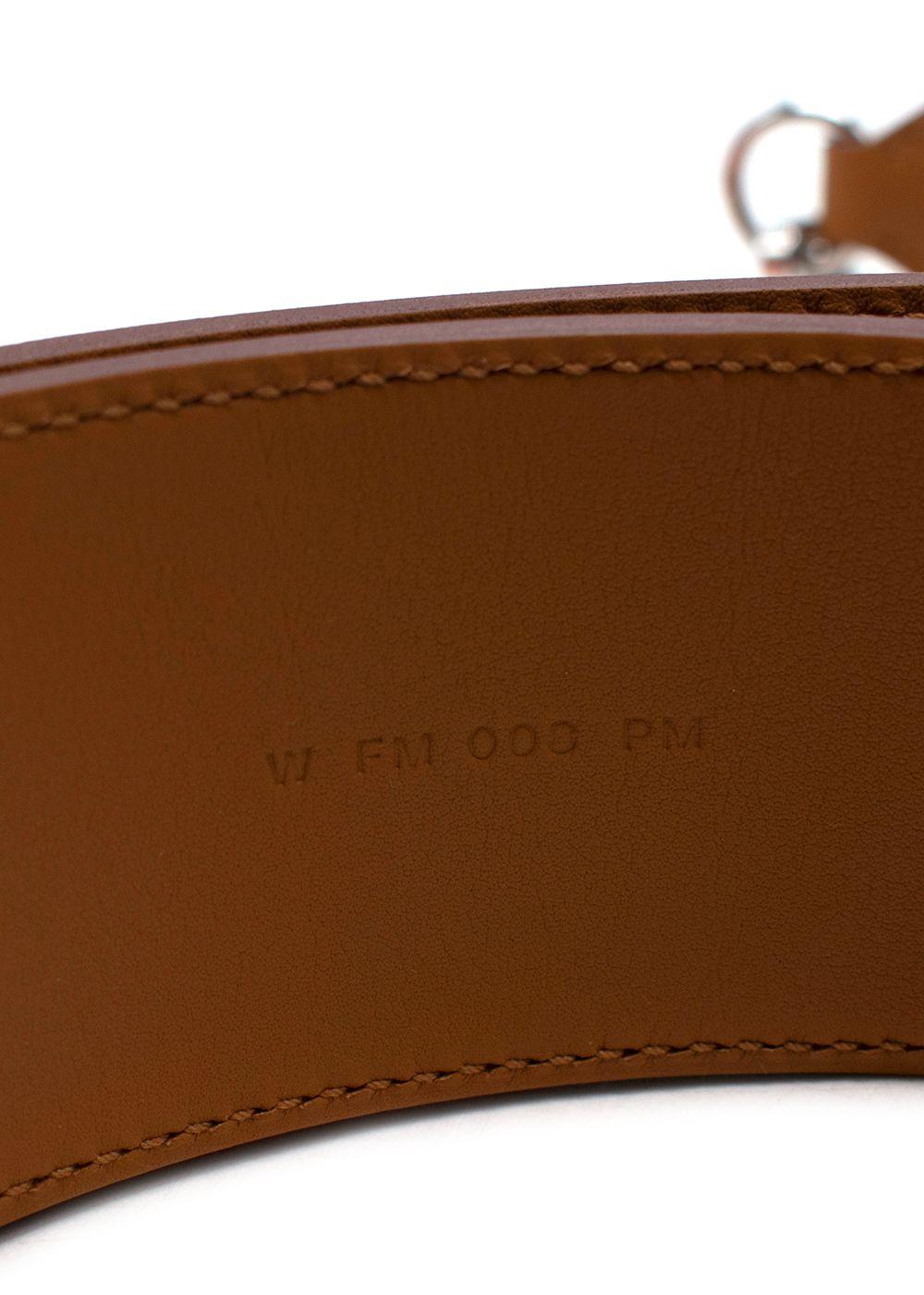 Hermes Kelly Gold and Craie Pocket Bag Strap with Palladium Hardware