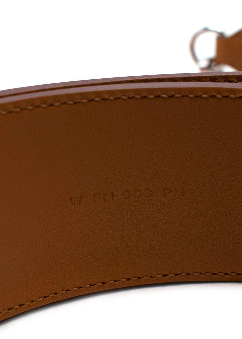 Hermes Kelly Gold and Craie Pocket Bag Strap with Palladium Hardware