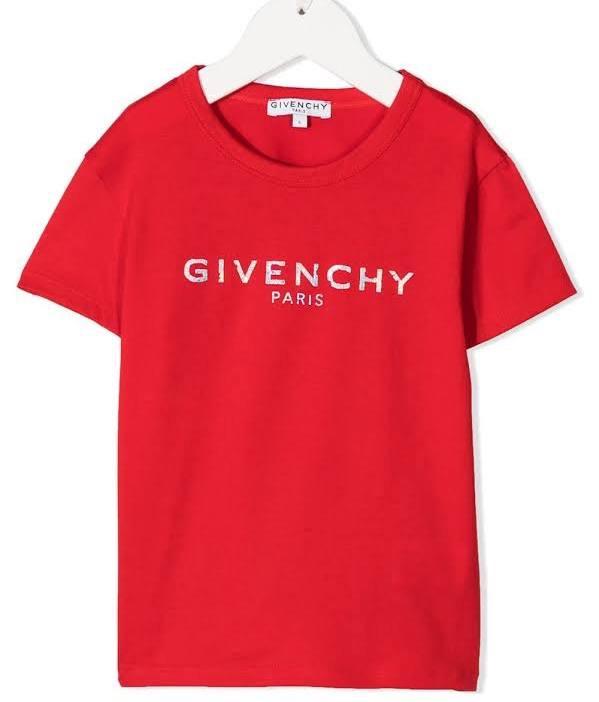 Kids 10Y Red Logo Print T-shirt