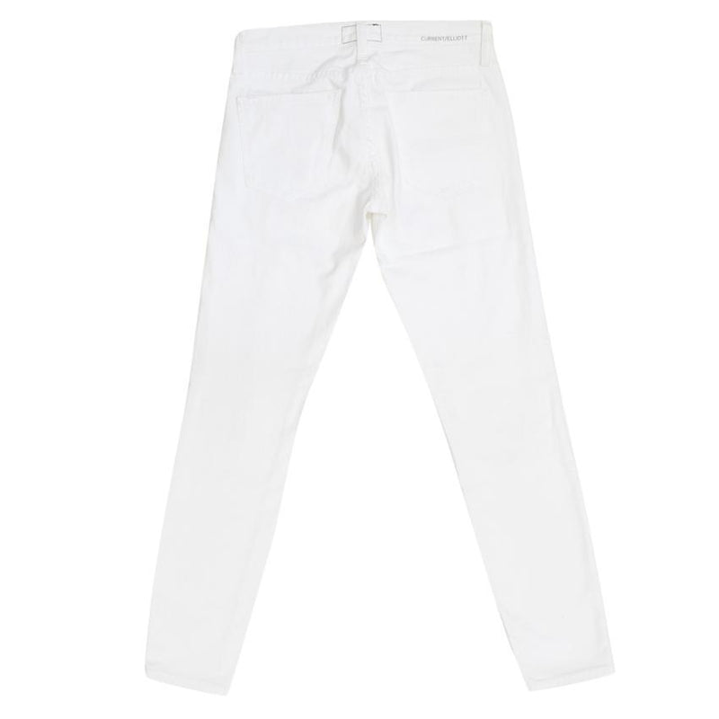 Current/Elliot White Distressed Jeans