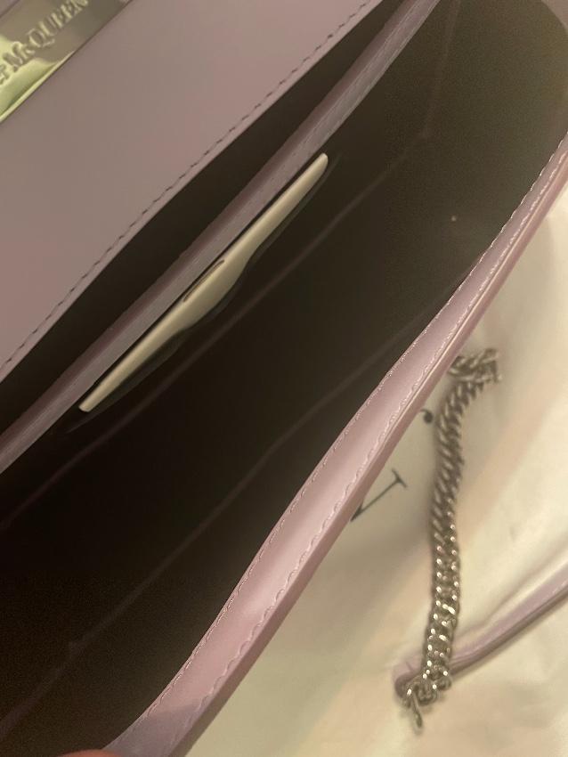 Alexander McQueen Lavender Smooth Calf Leather The Story Book