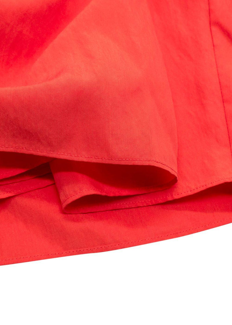 Vince Orange Belted Midi Dress