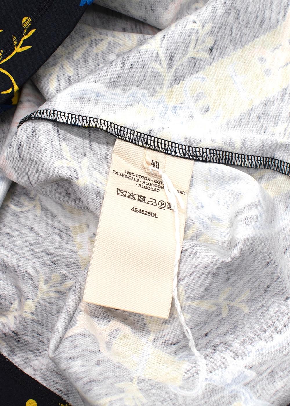 Hermes Bleu Abysse  'Etriers Interlock' Maxi T-Shirt