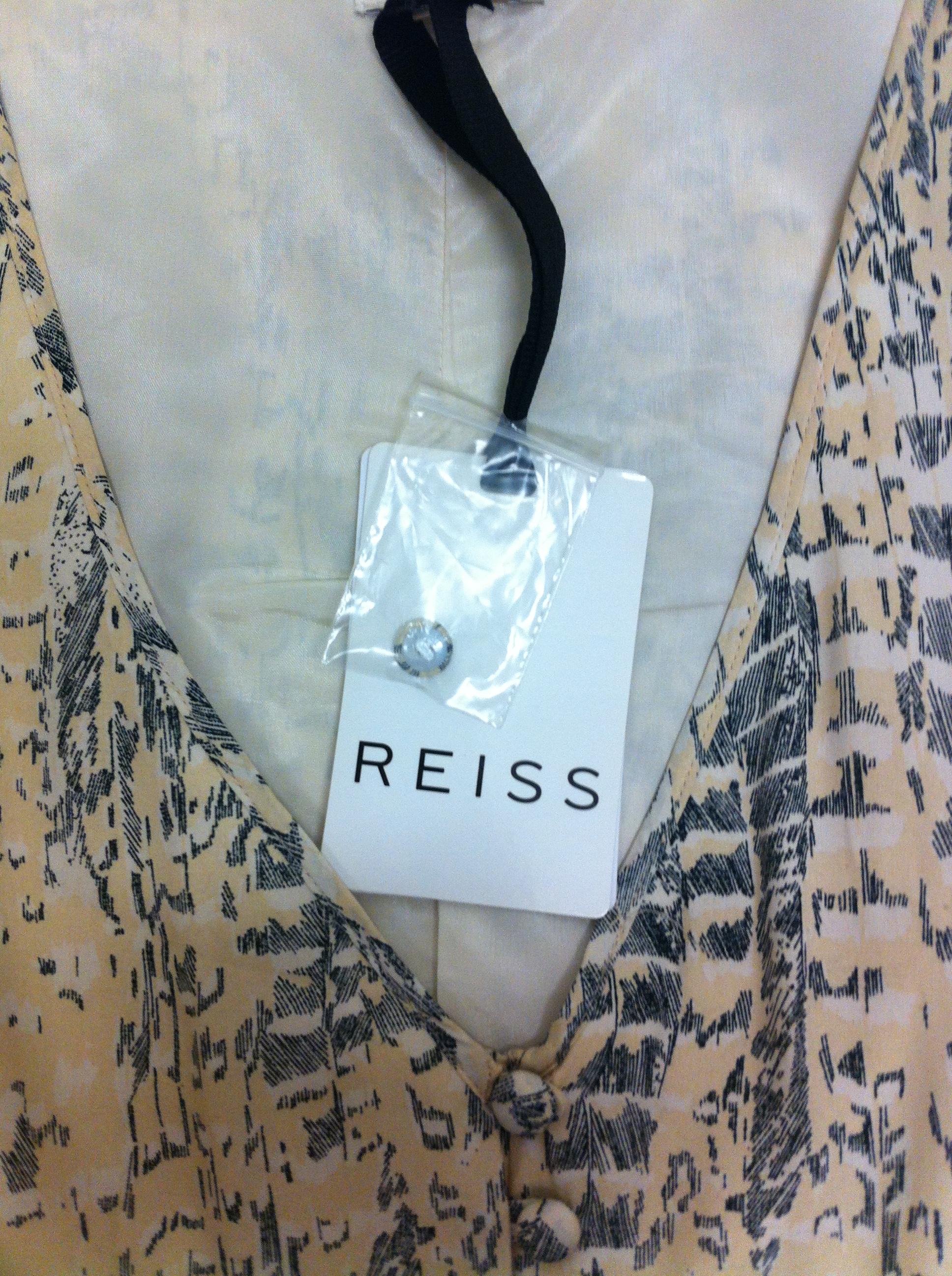 Reiss Feather Printed Dress