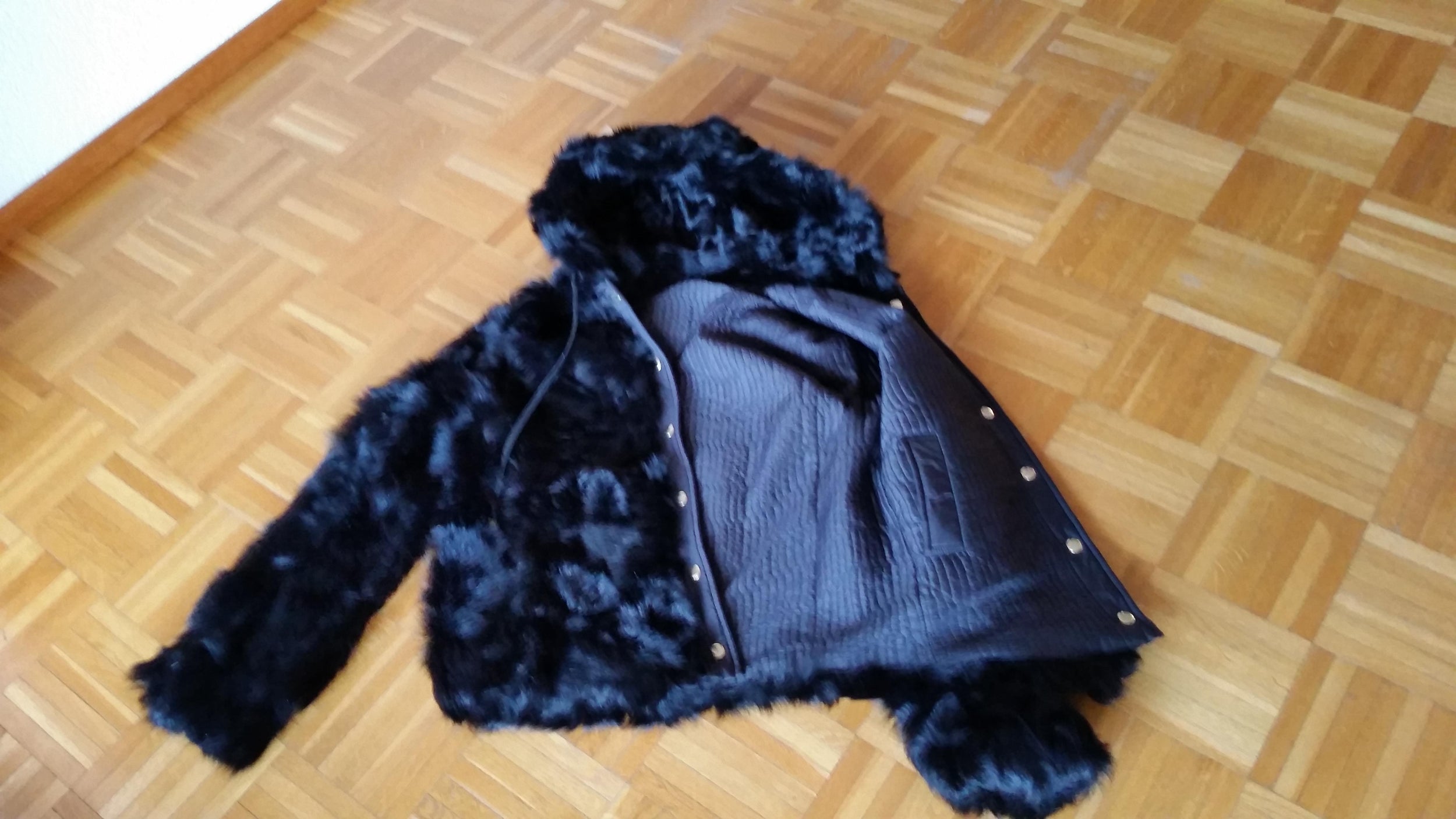 Trussardi Reversible Goat Fur Jacket