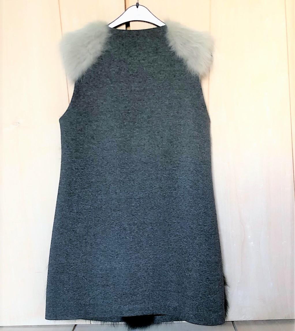 Pinko patchwork fur vest