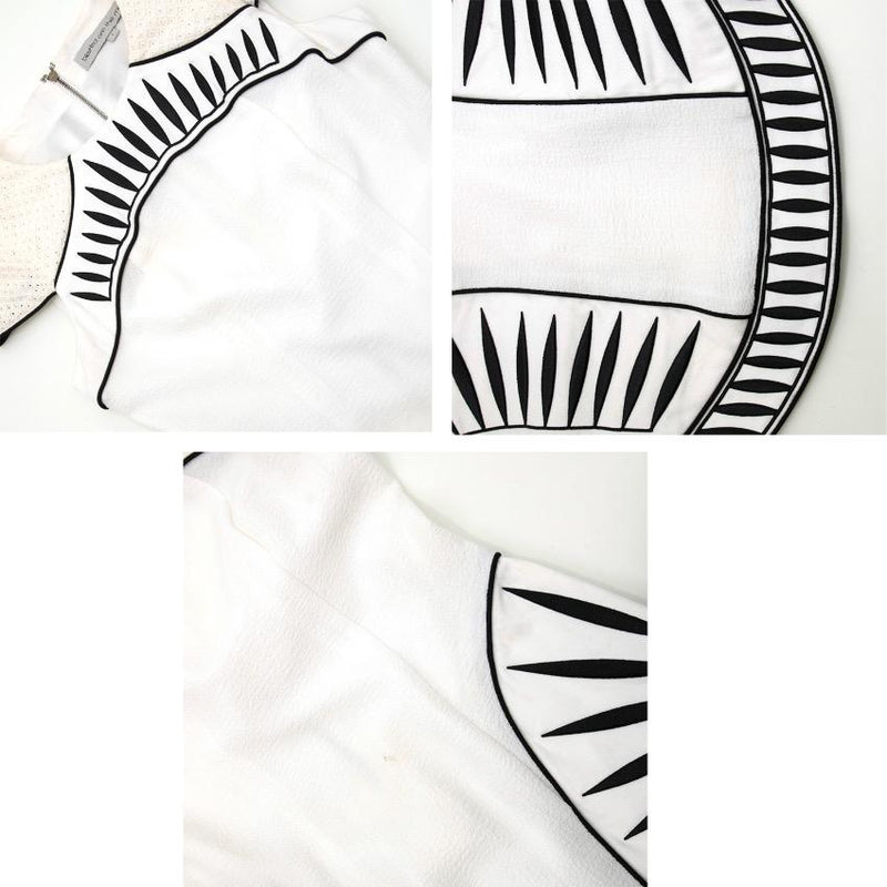 Bless'ed Are The Meek White Cap Sleeved Dress
