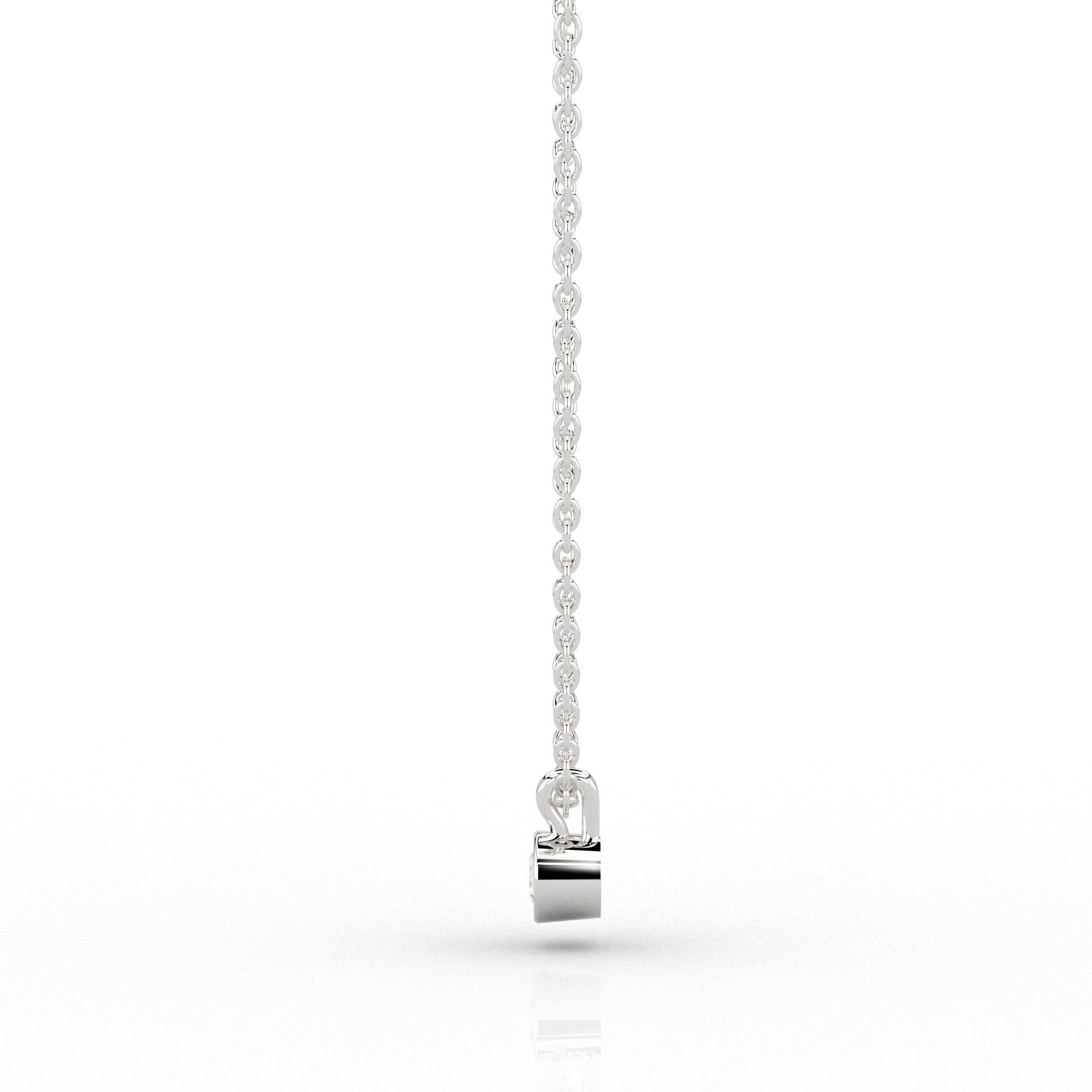 Skydiamond Rae 0.1ct Pendant in 9ct White Gold