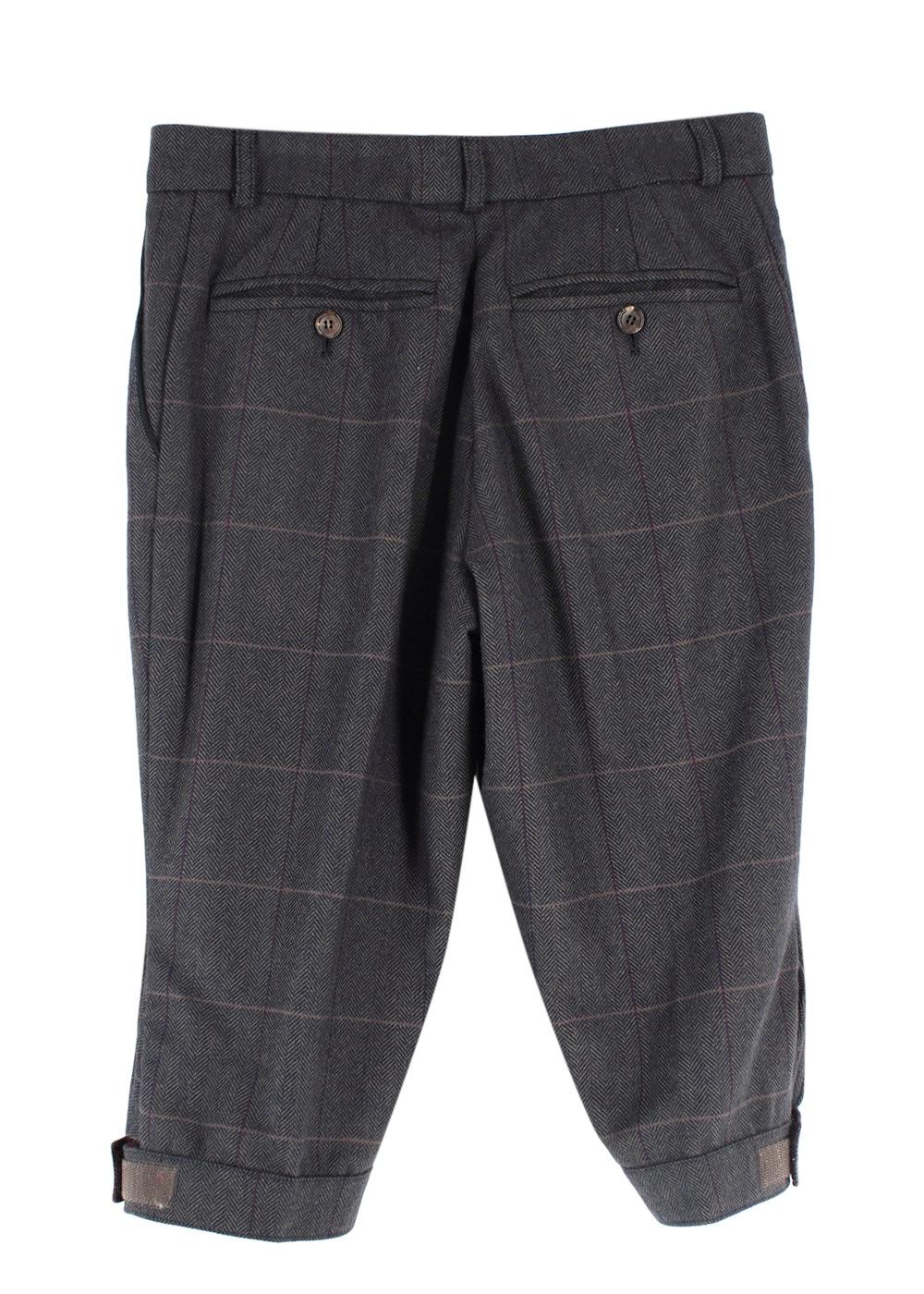 William and Son Grey Bransdale Herringbone Breeks