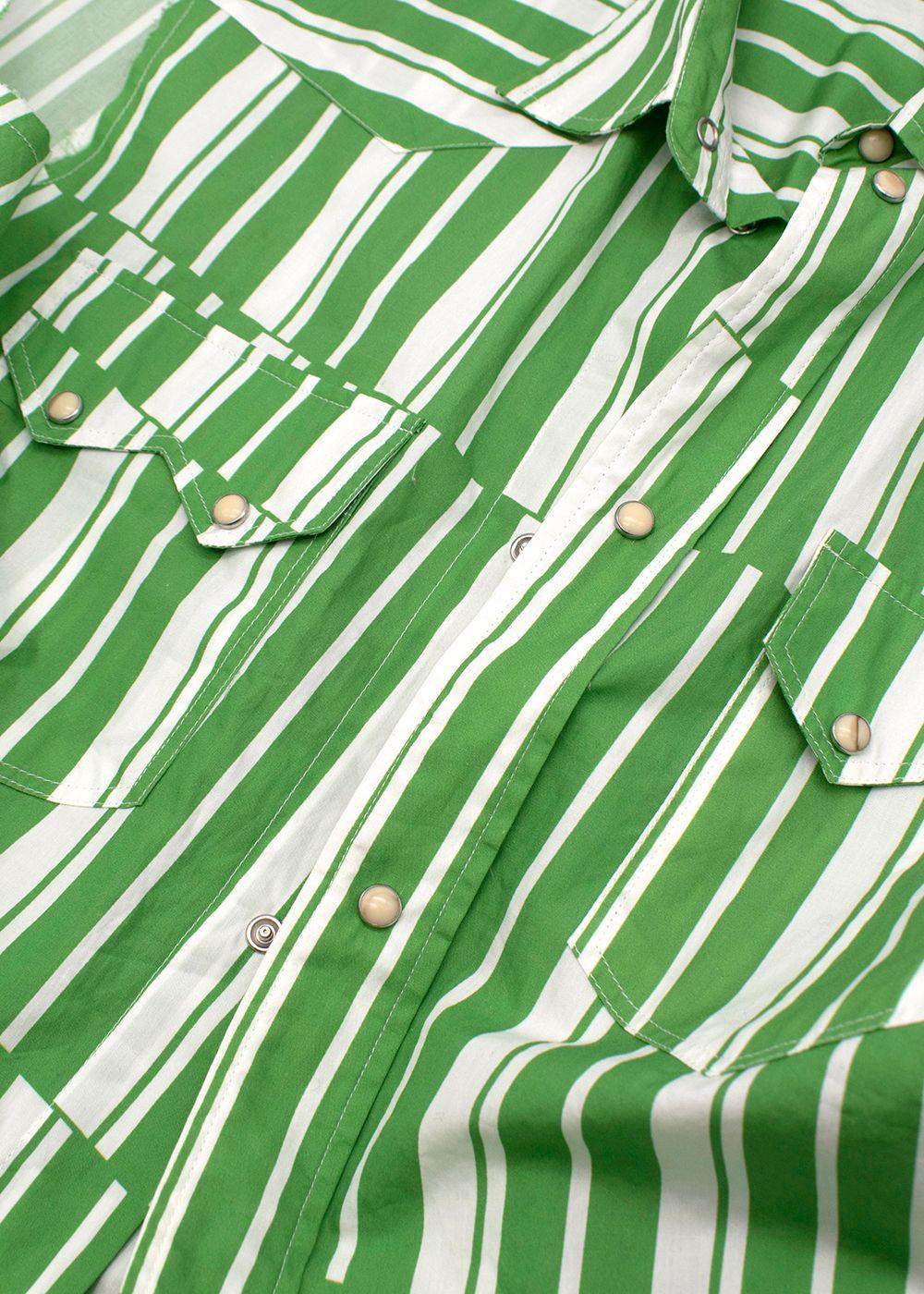 Phipps Tectonic Striped Cotton Poplin Rockhound Shirt