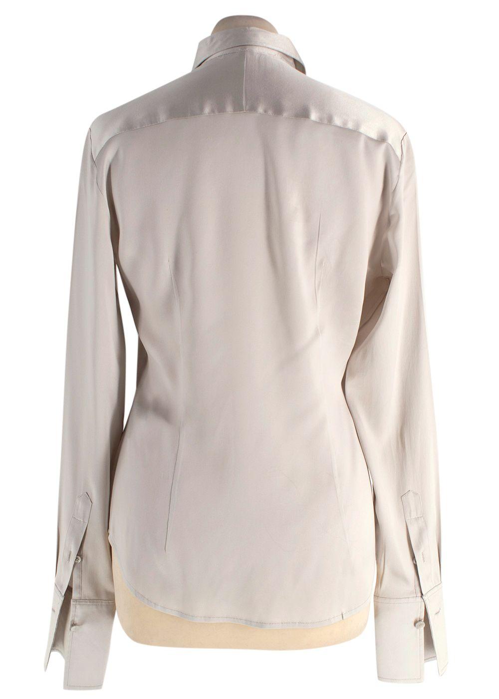 Ralph Lauren Collection  Grey Silk Blend Shirt