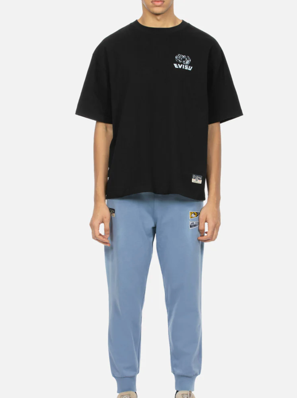 Evisu Daruma Print Regular Fit Sweatpants