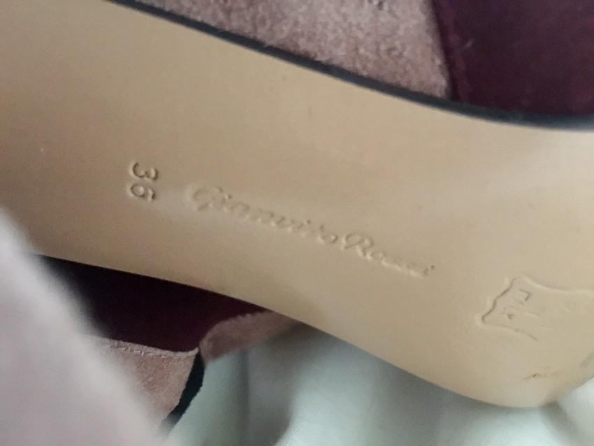 Gianvito Rossi Suede Patchwork Ankle Boots