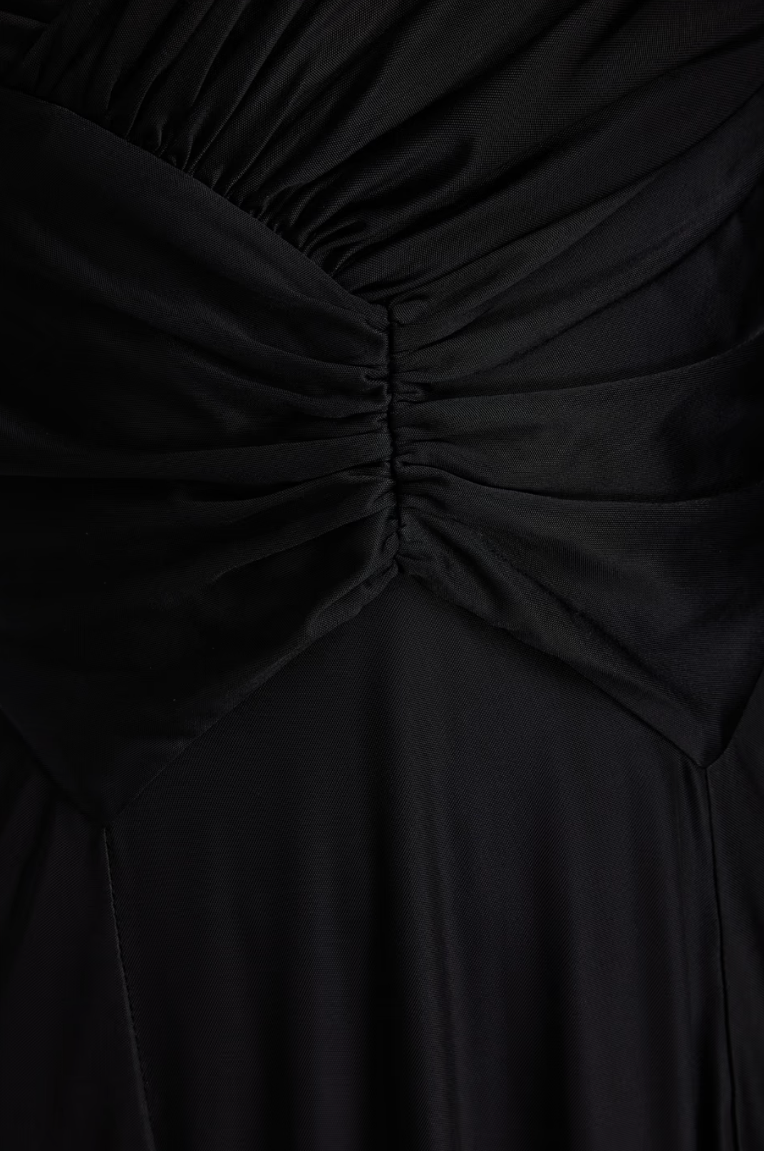 Huishan Zhang Bernice Draped Satin-Jersey Gown