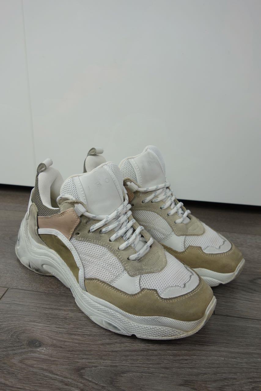 Chunky Mesh & Suede Sneakrs