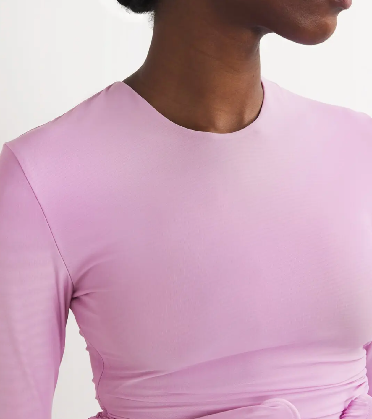 Christopher Esber Venus Looped Ruched Stretch-Jersey Top
