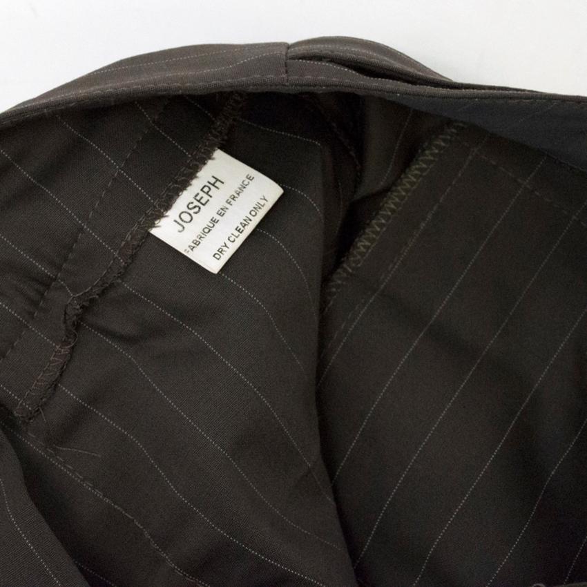 Joseph Brown Pinstripe Suit Trousers