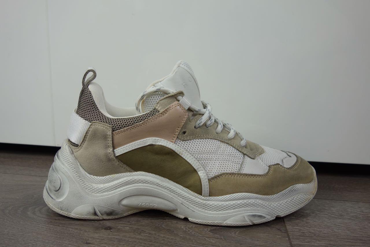Chunky Mesh & Suede Sneakrs