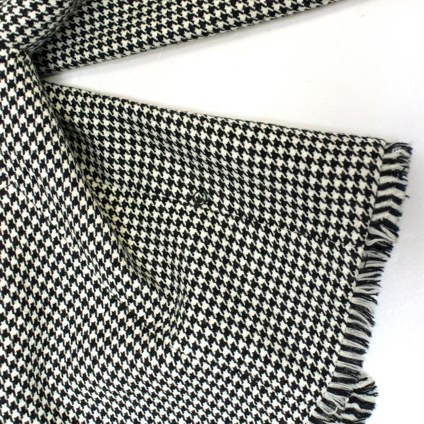 Georges Rech Dogtooth Patterned Skirt Suit