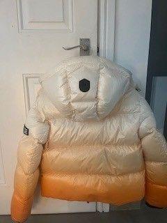 Mackage Orange Ombre Evie Puffer Coat