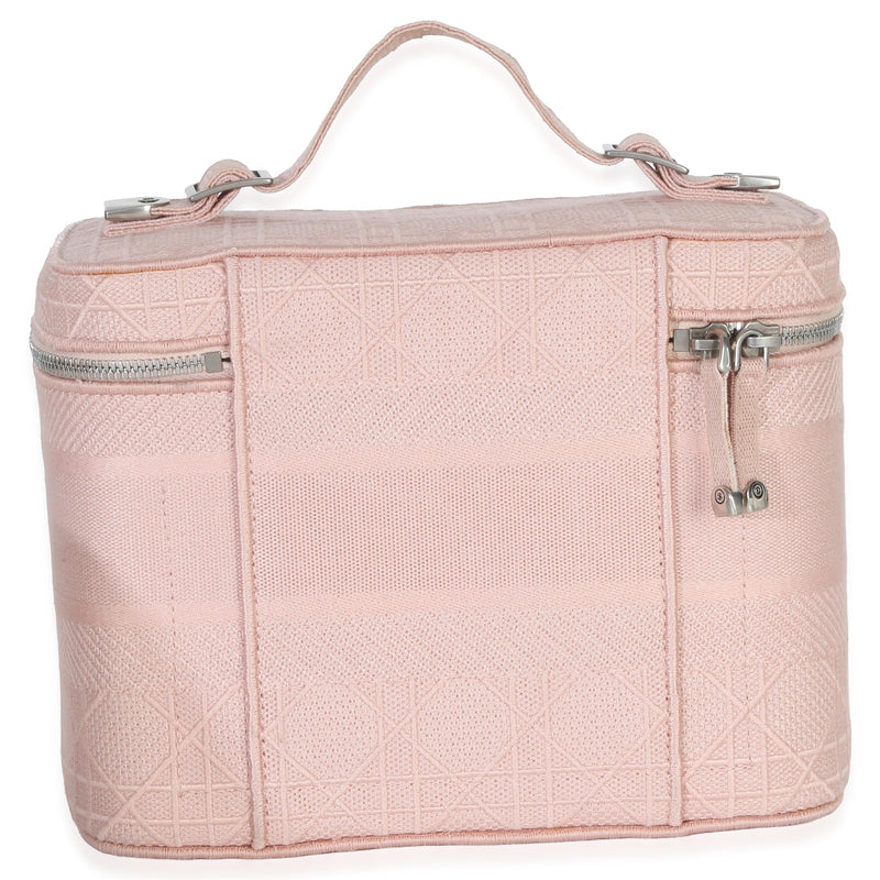 Dior Canvas Embroidered Cannage DiorTravel Vanity Case