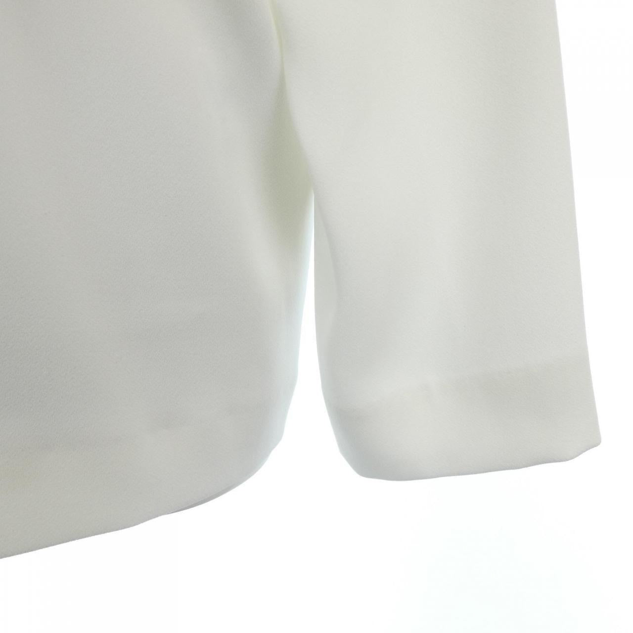 Ivory crepe blouse