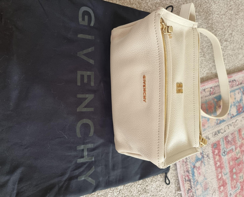 Givenchy Cream Leather Pandora Bag