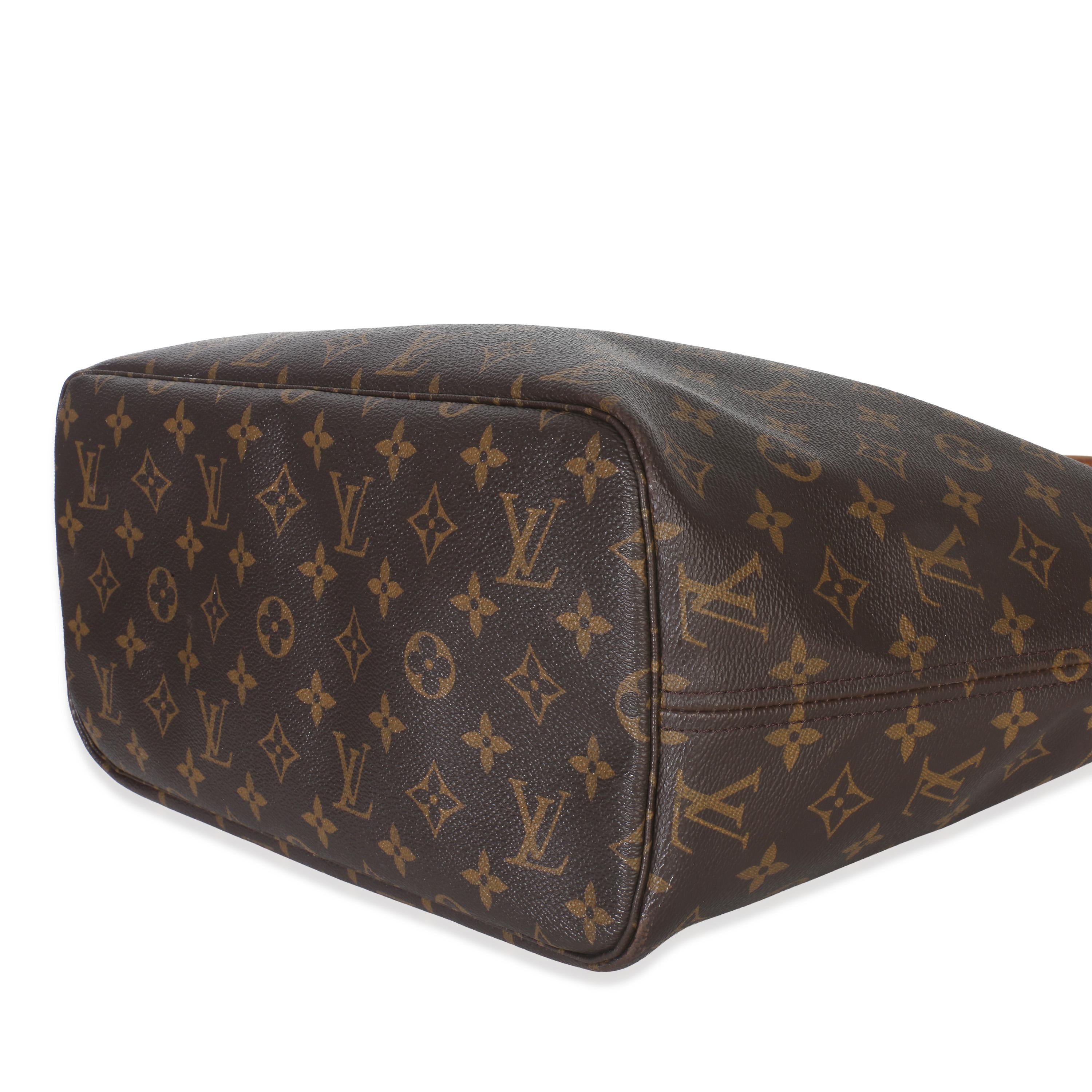 Louis Vuitton Coated Canvas Monogram Neverfull MM