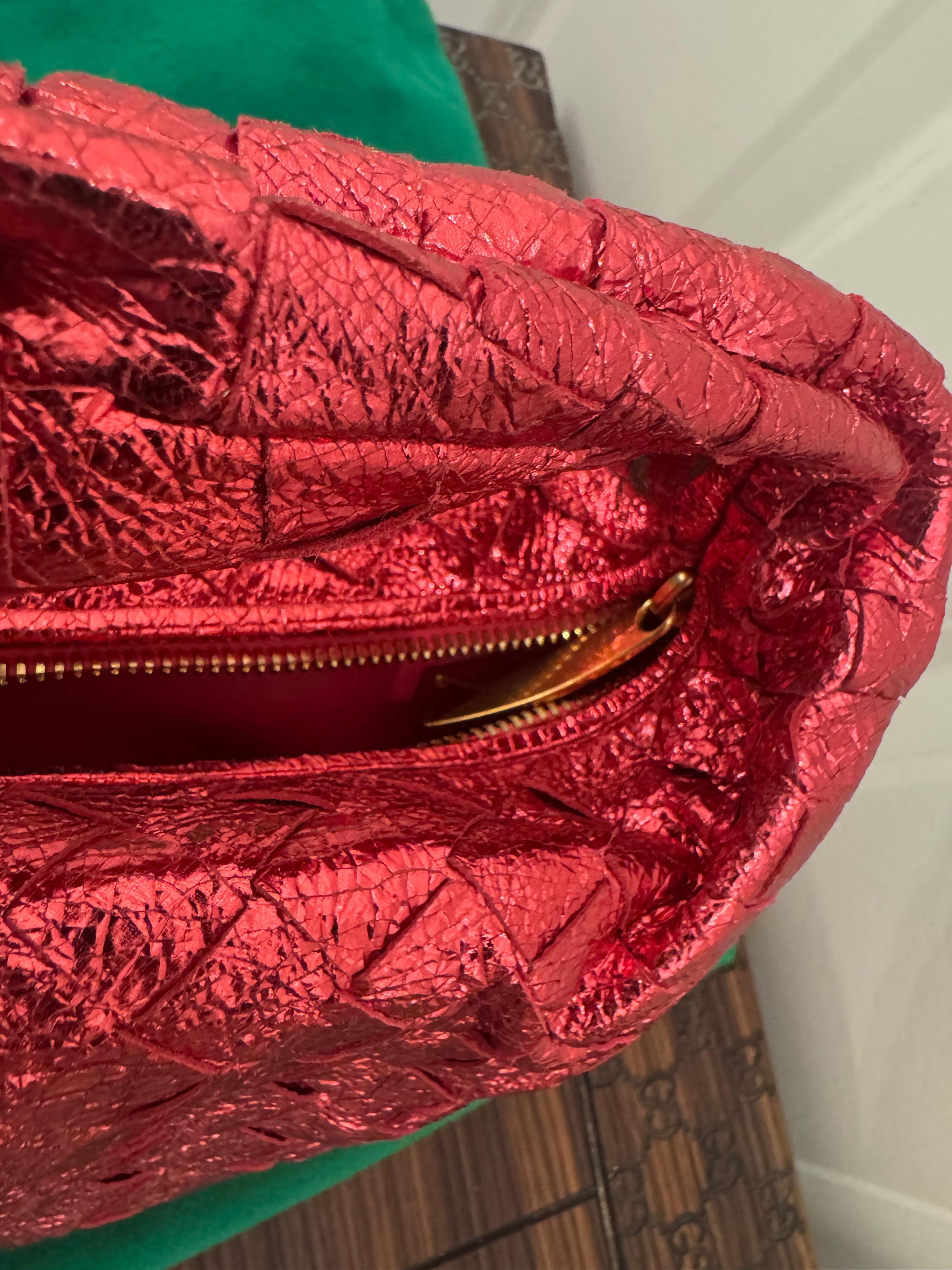 Bottega Veneta Metallic Mini Jodie Bag