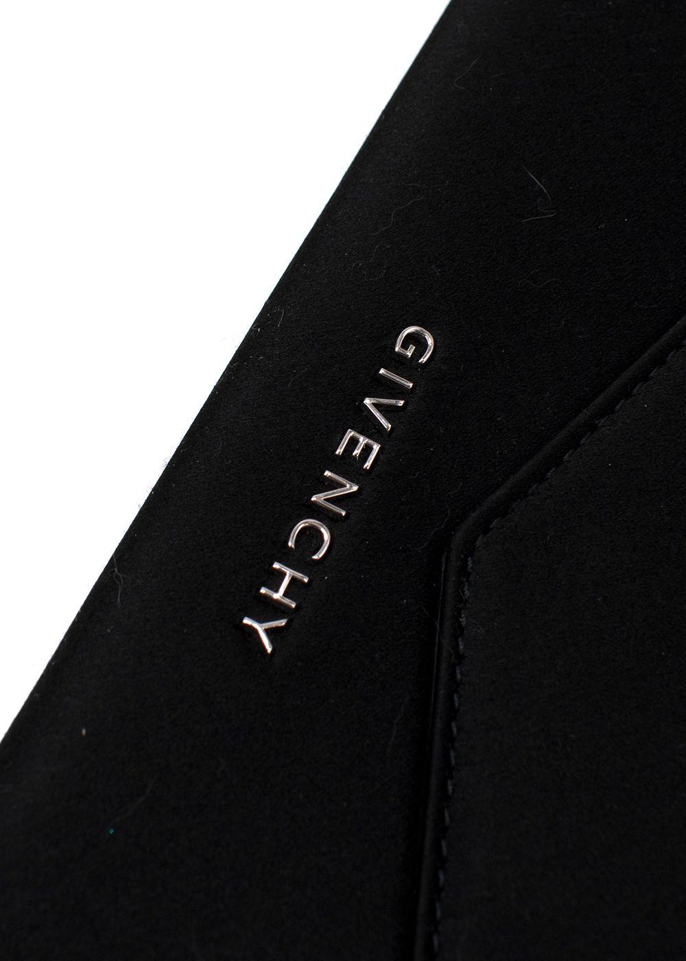 Givenchy Black Satin Envelope Pochette